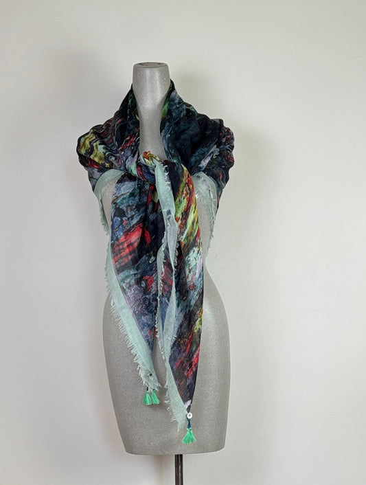 Amet & Ladoue  ~  Scarf Alodie - Blueprint