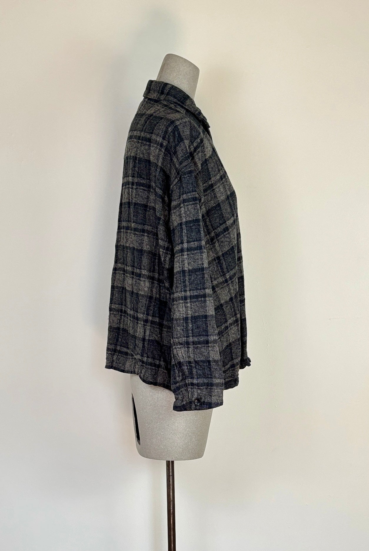 Pas de Calais  ~  Triple Low Twist Cotton Coverall - Charcoal