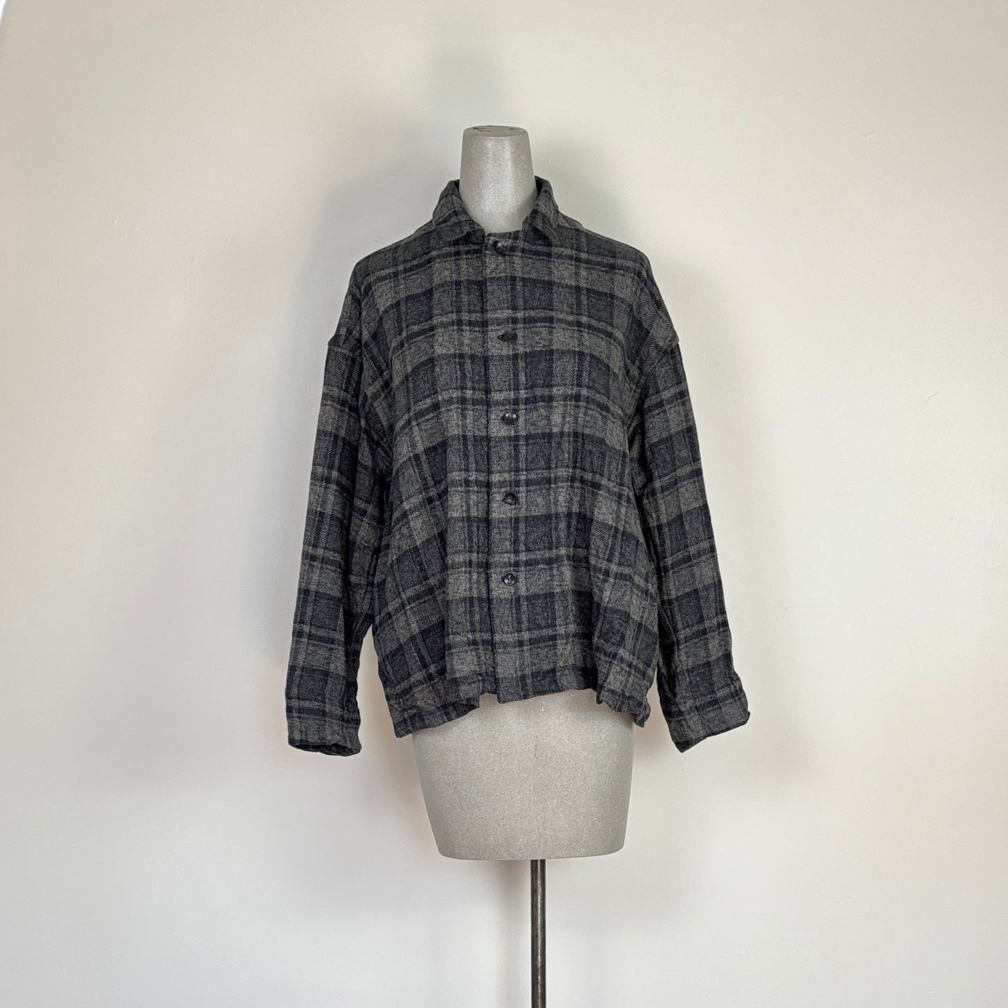 Pas de Calais  ~  Triple Low Twist Cotton Coverall - Charcoal