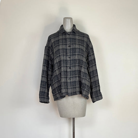 Pas de Calais  ~  Triple Low Twist Cotton Coverall - Charcoal