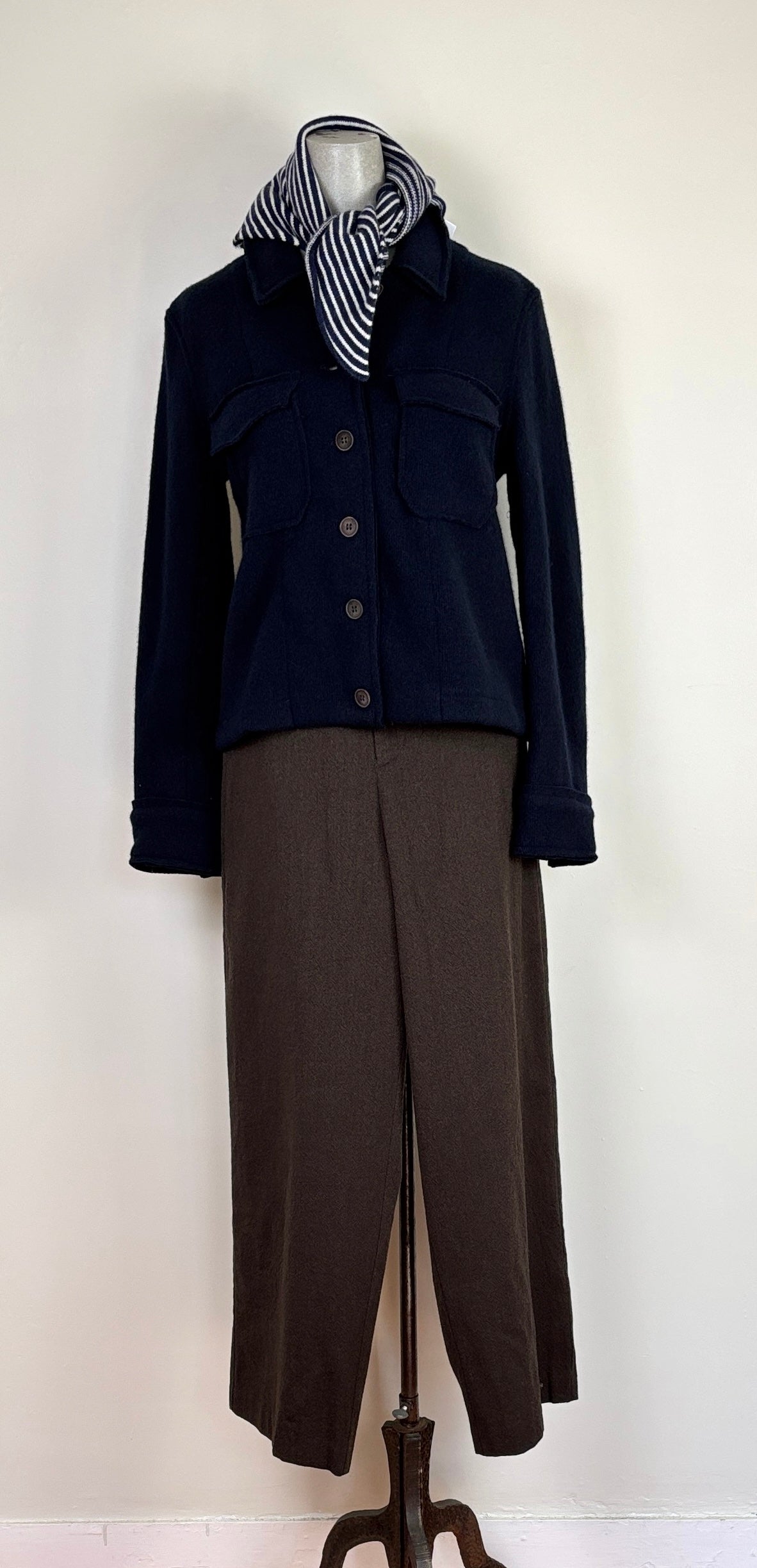 MJW  ~  Sweater Jacket - Navy