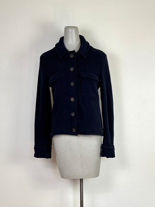 MJW  ~  Sweater Jacket - Navy