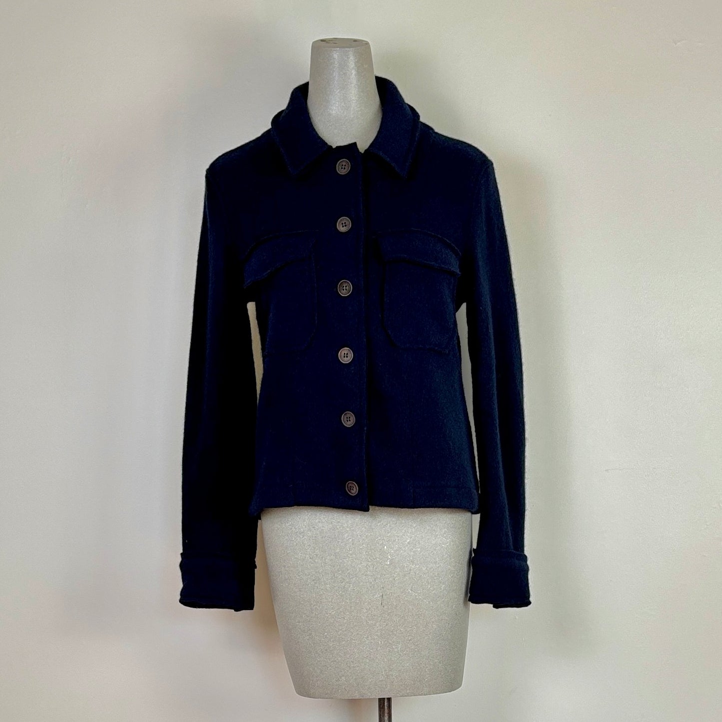 MJW  ~  Sweater Jacket - Navy