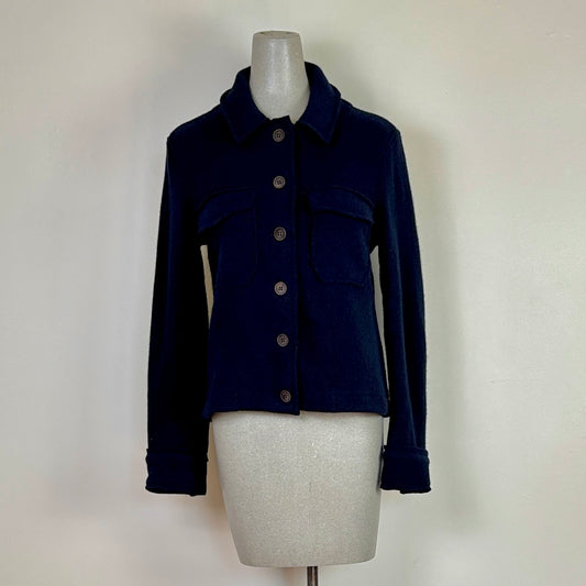 MJW  ~  Sweater Jacket - Navy