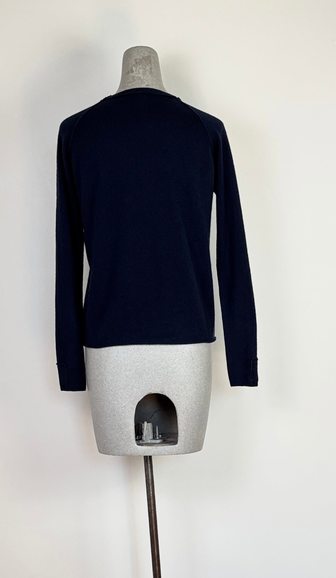 MJW  ~  Round Neck Pullover - Navy