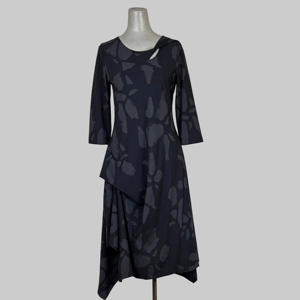 Porto  ~  Risa Dress - Smoke Palermo Print