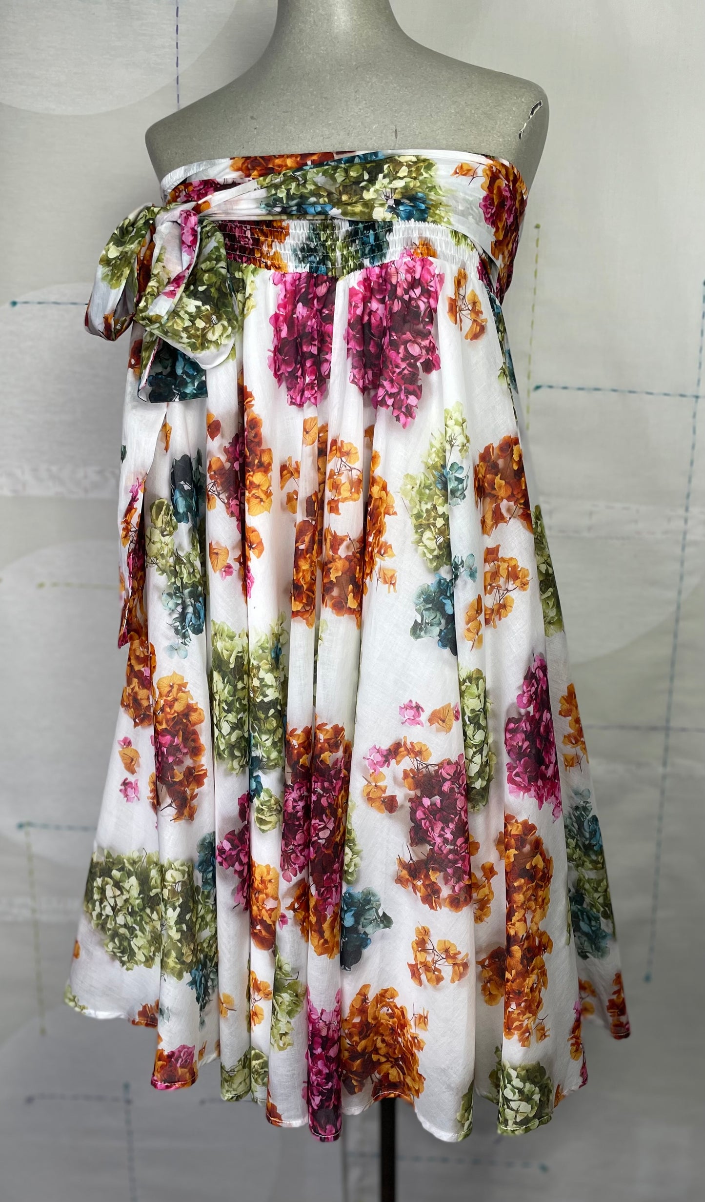 KnitKnit  ~  Hydrangea Skirt - Multicolor Floral