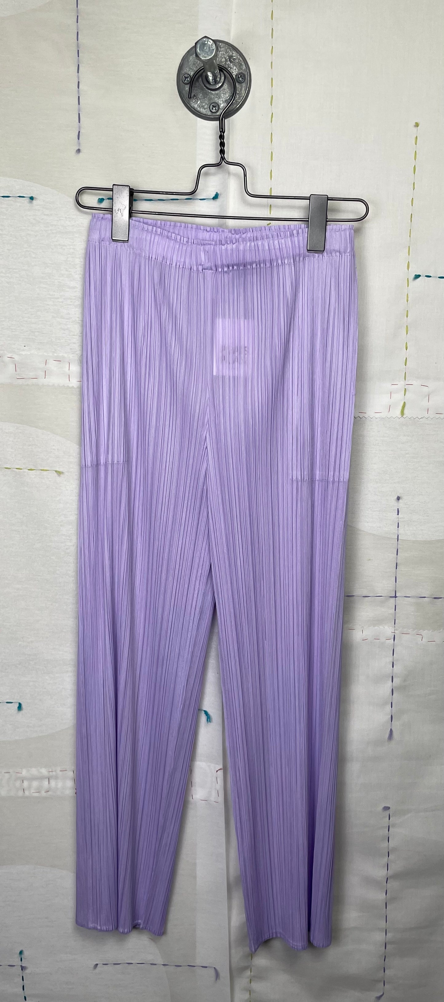 Pleats Please Issey Miyake  ~  Monthly Colors April Pants - Purple Onion