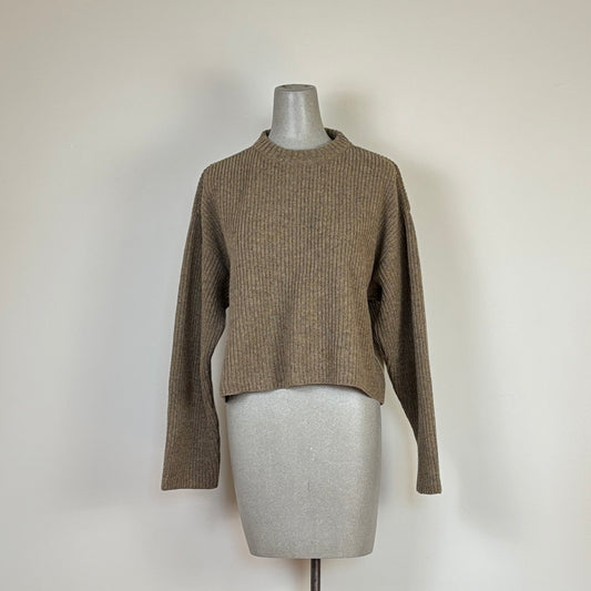 Beaumont Organic  ~  Leo, Recycled Wool Jumper - Taupe Marl