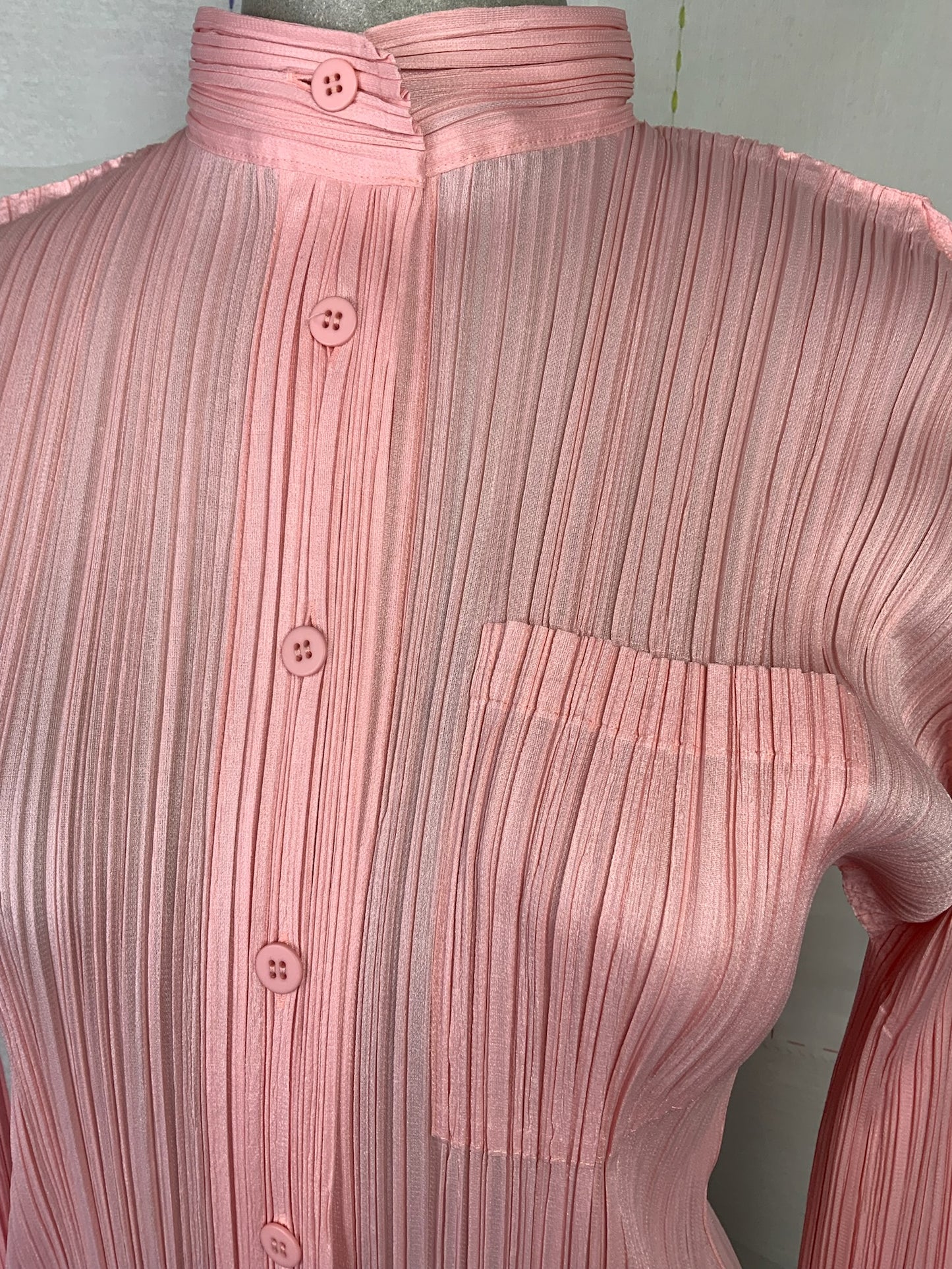 Pleats Please Issey Miyake  ~  Monthly Colors February Shirt - Light Pink 20