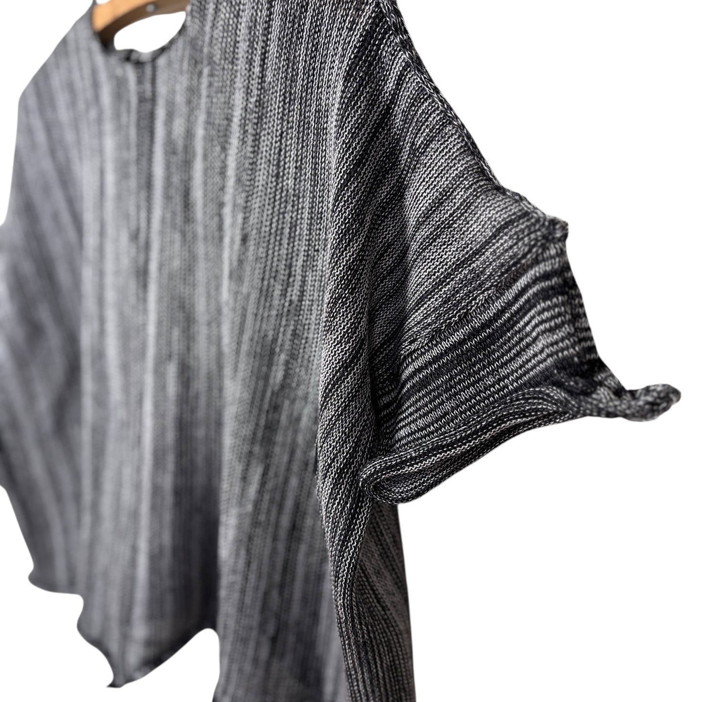 Paper Temples  ~  Boba Pullover - Black Marl