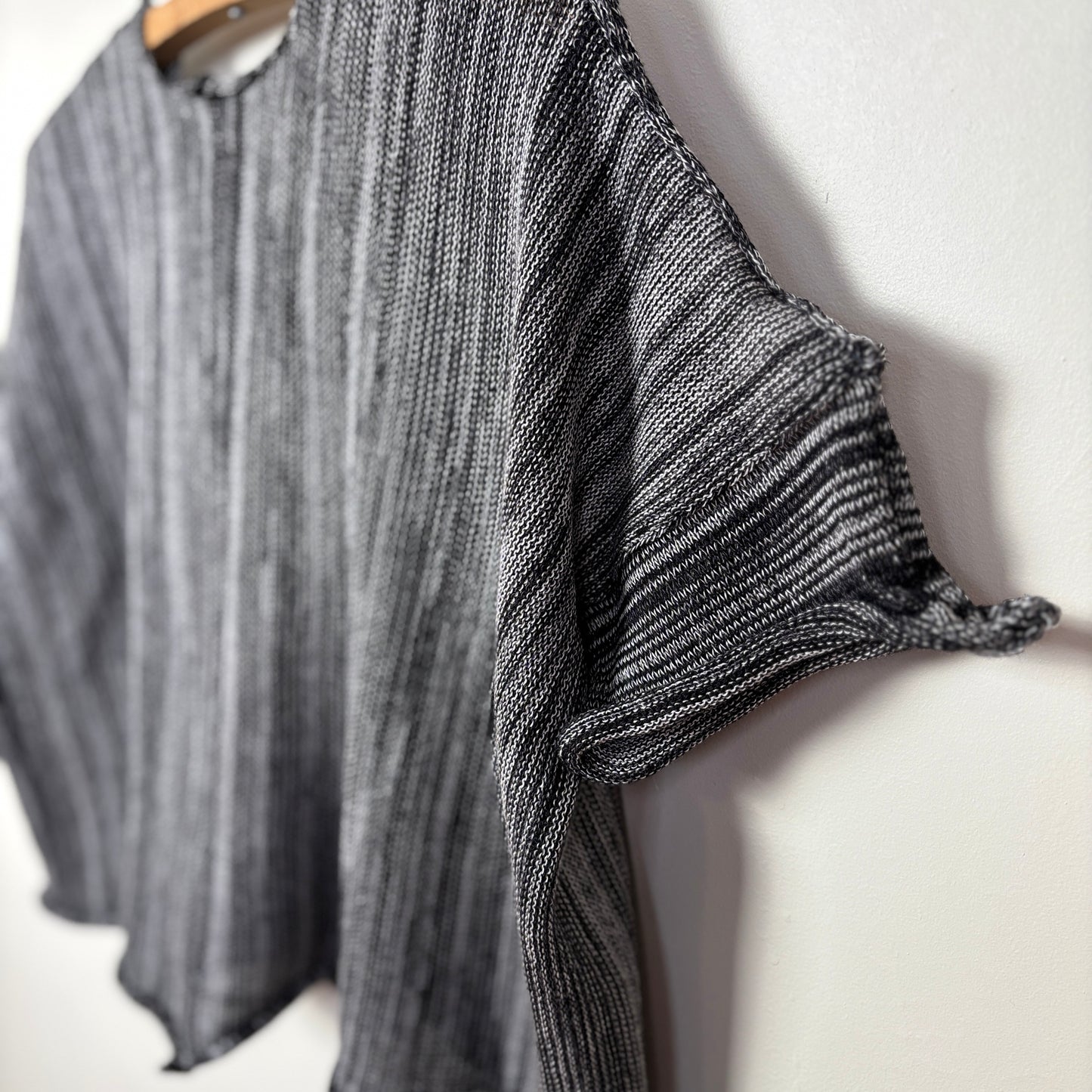 Paper Temples  ~  Boba Pullover - Black Marl