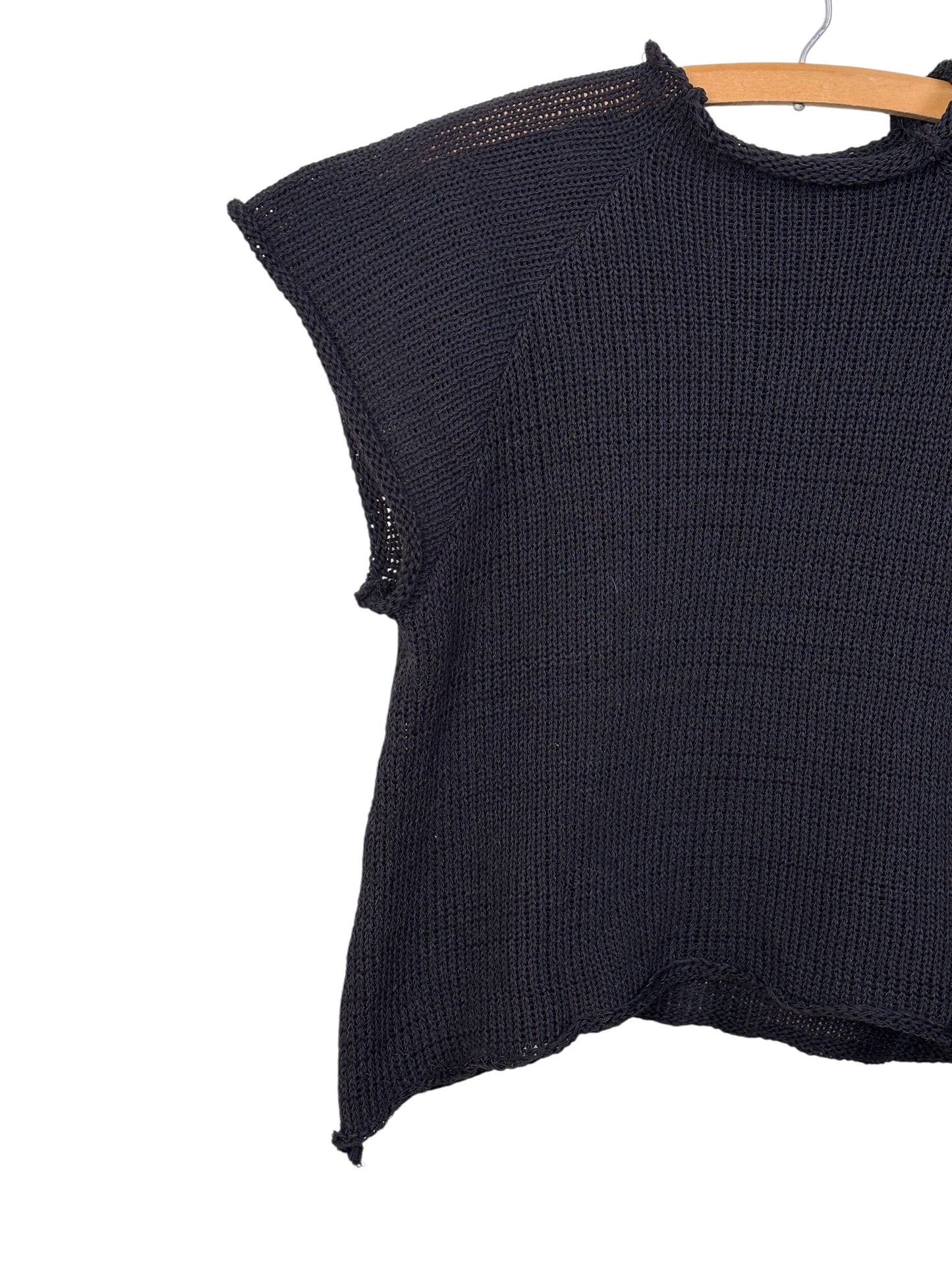 Paper Temples  ~  Raglan Vest - Black