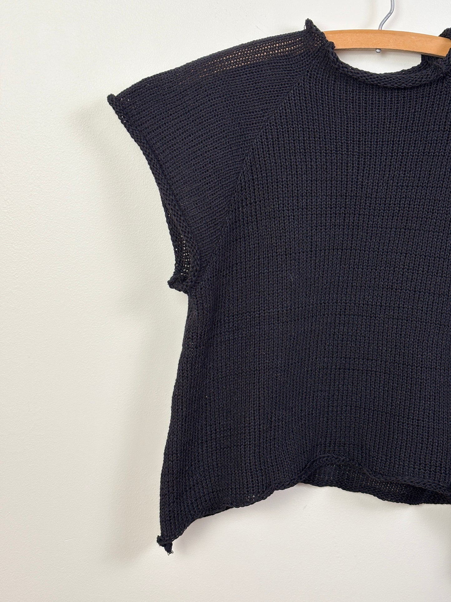 Paper Temples  ~  Raglan Vest - Black