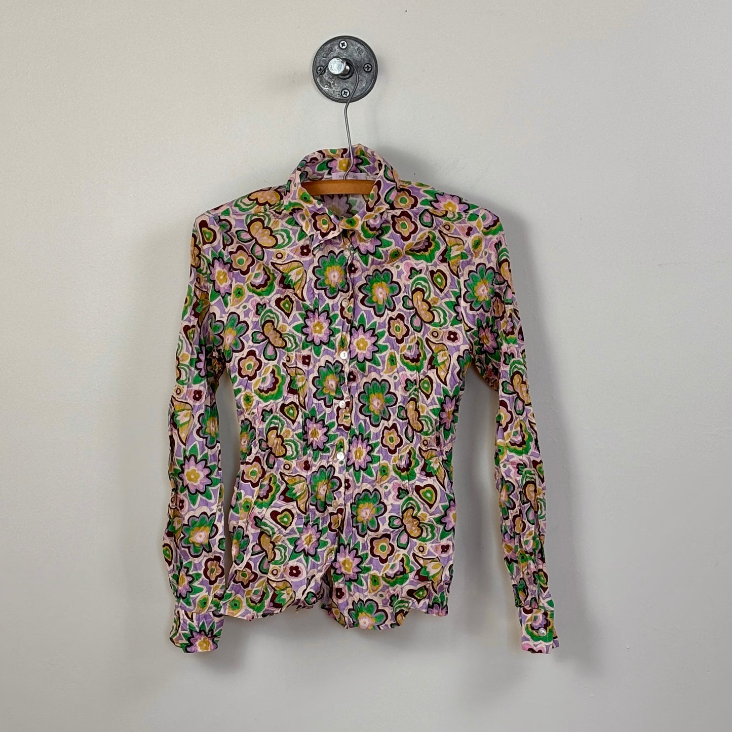 Miki Thumb  ~  Liberty Print Classic Shirt - Peace Lilac