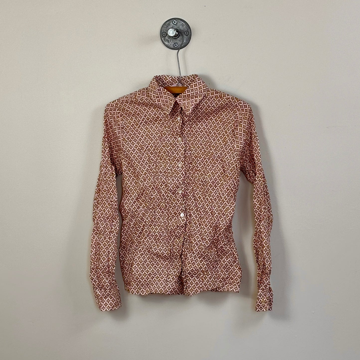Miki Thumb  ~  Liberty Print Classic Shirt - Clover Tan