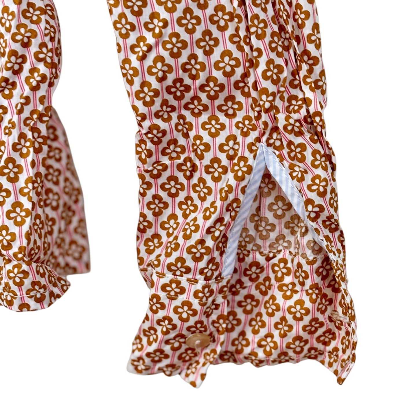 Miki Thumb  ~  Liberty Print Classic Shirt - Clover Tan