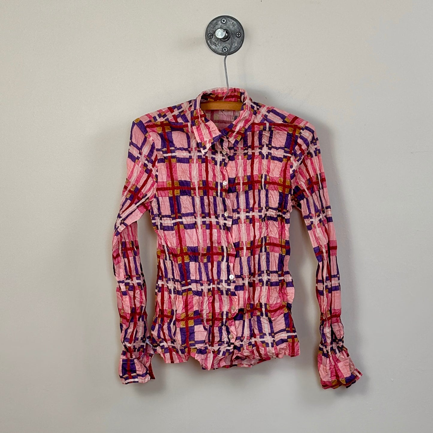 Miki Thumb  ~  Liberty Print Classic Shirt - Florie Pink