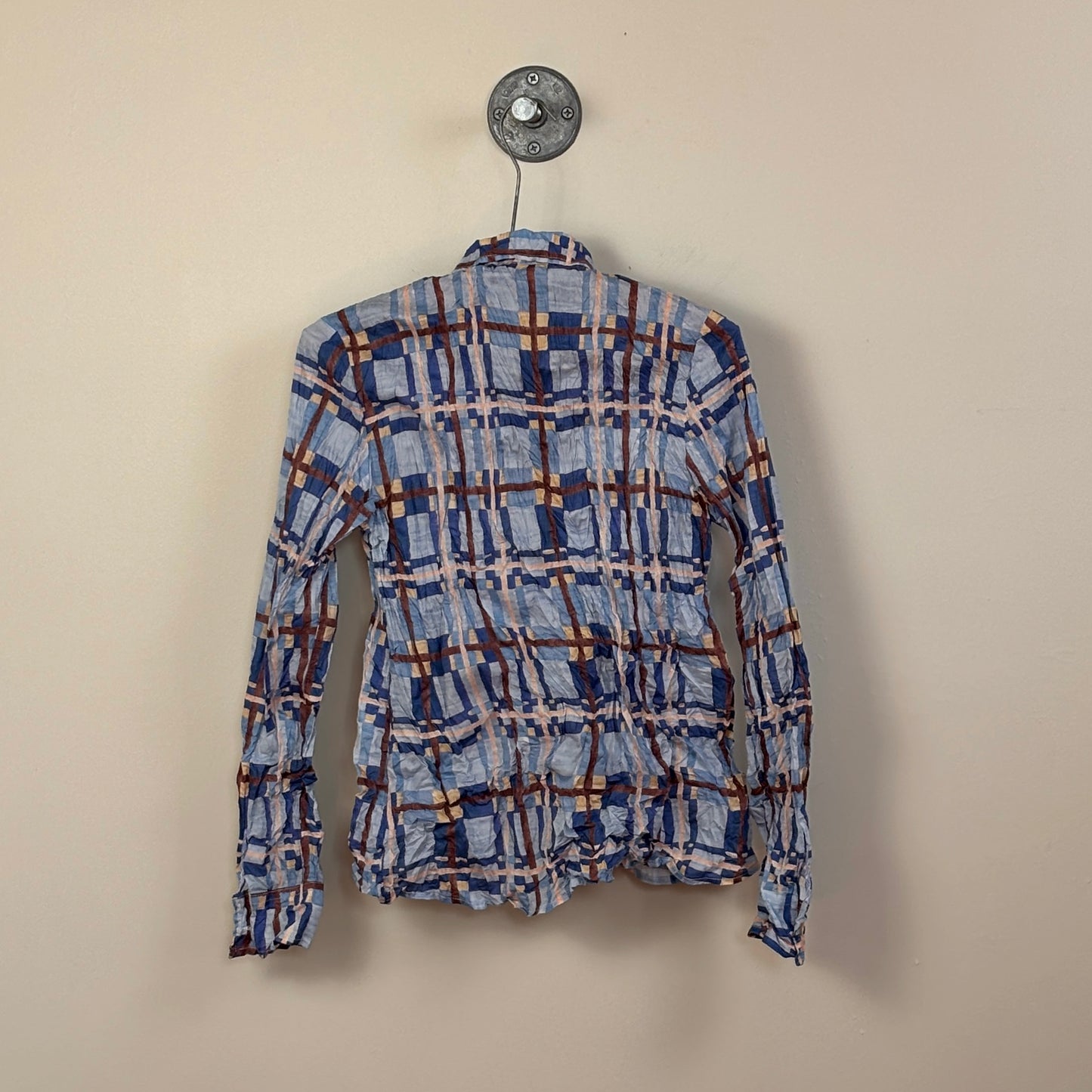 Miki Thumb  ~  Liberty Print Classic Shirt - Florie Azure