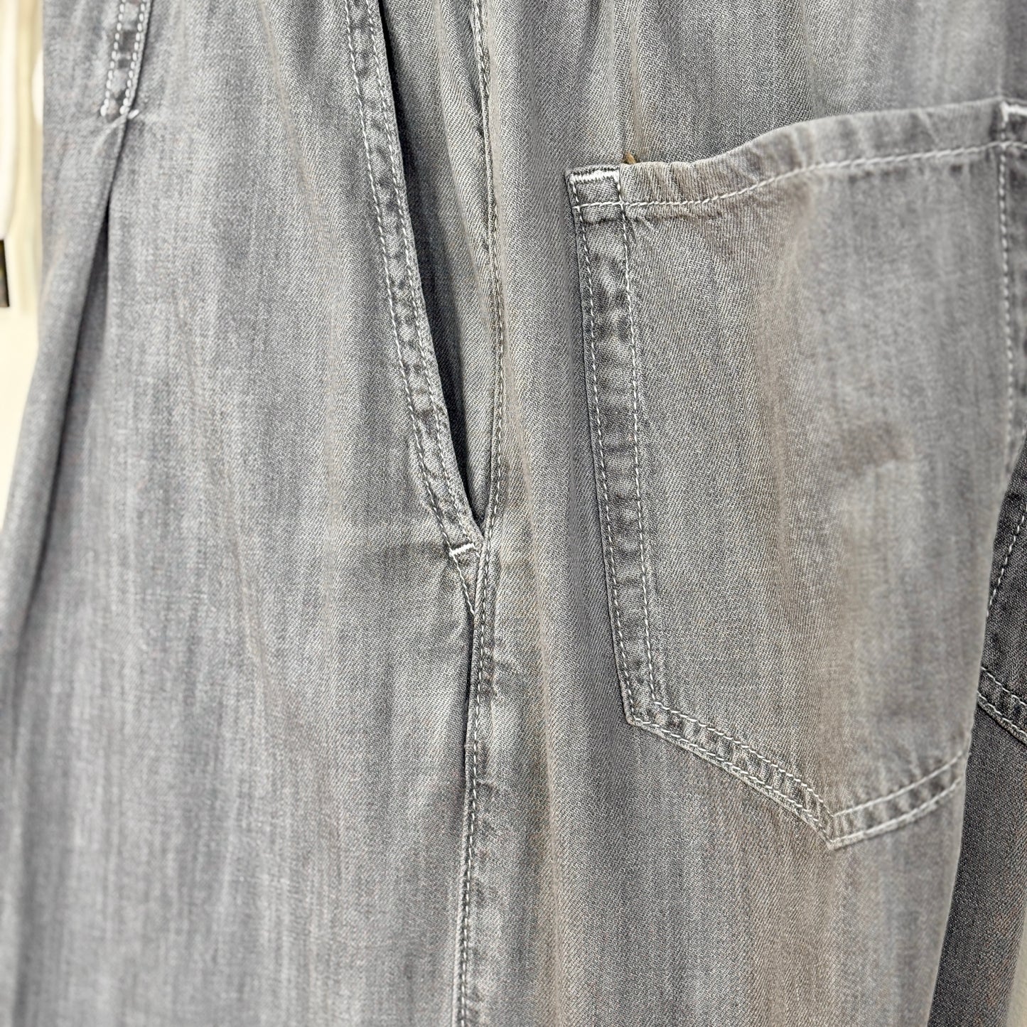 Lilla P.  ~  Denim Pant - Gray Wash