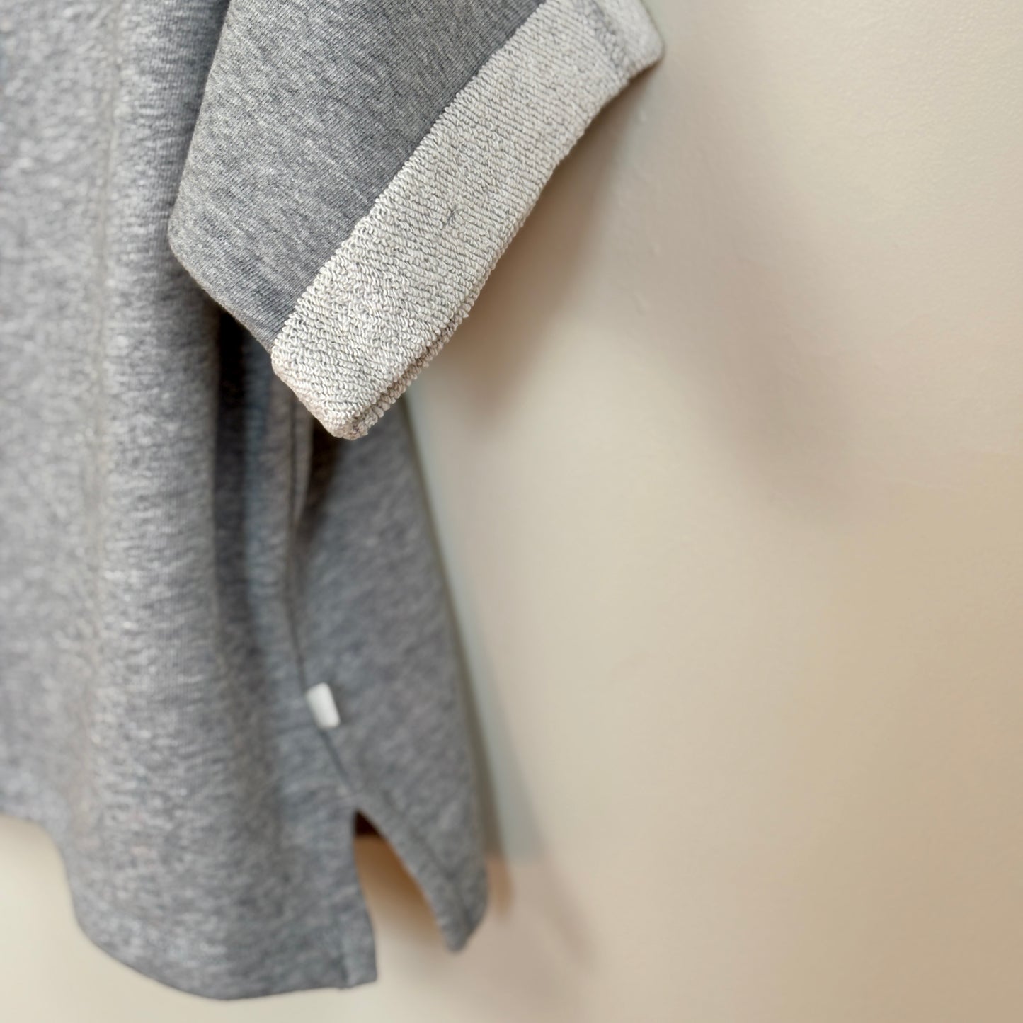 Lilla P. ~  Oversized Terry Polo - Heather Gray