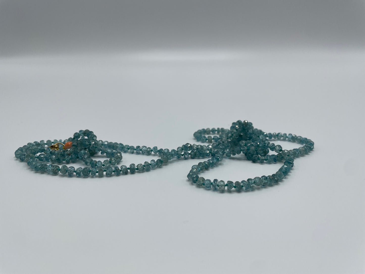 Rebecca Brenner Jewelry  ~  Natural Blue Zircon Necklace