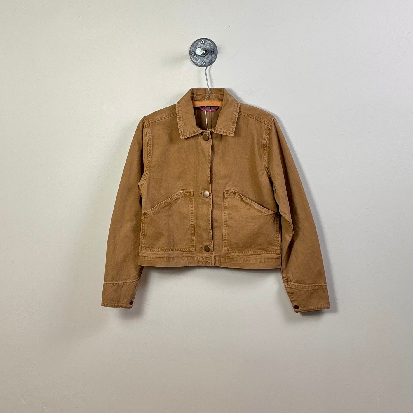 Lilla P. ~  Twill Utility Jacket - Buckwheat