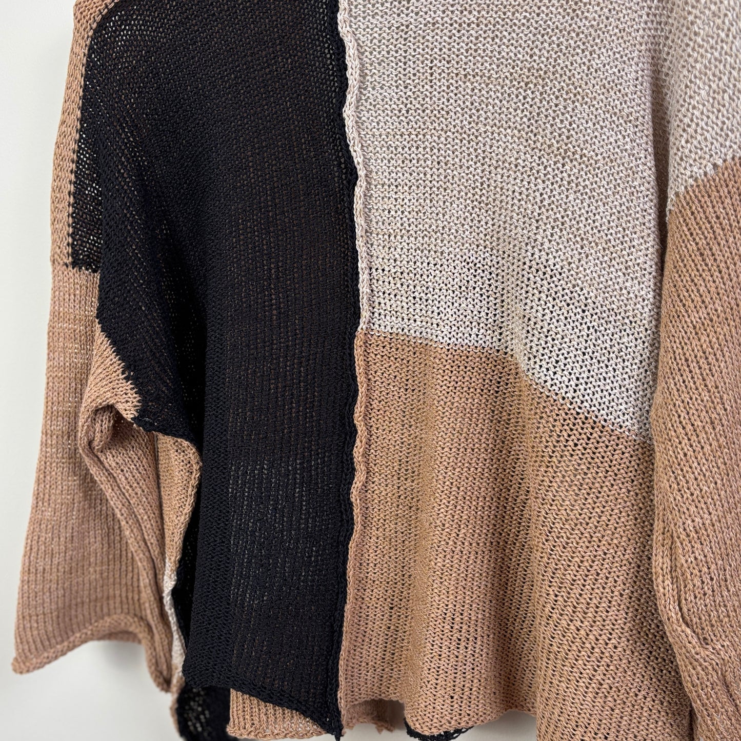 Paper Temples  ~  Addon Cardigan - Black/Camel/Almond
