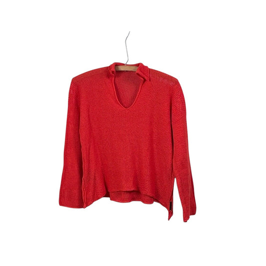 Paper Temples  ~  Ray Pullover - Red Overdye