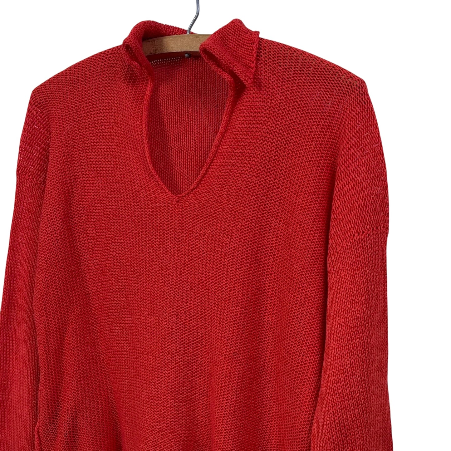 Paper Temples  ~  Ray Pullover - Red Overdye