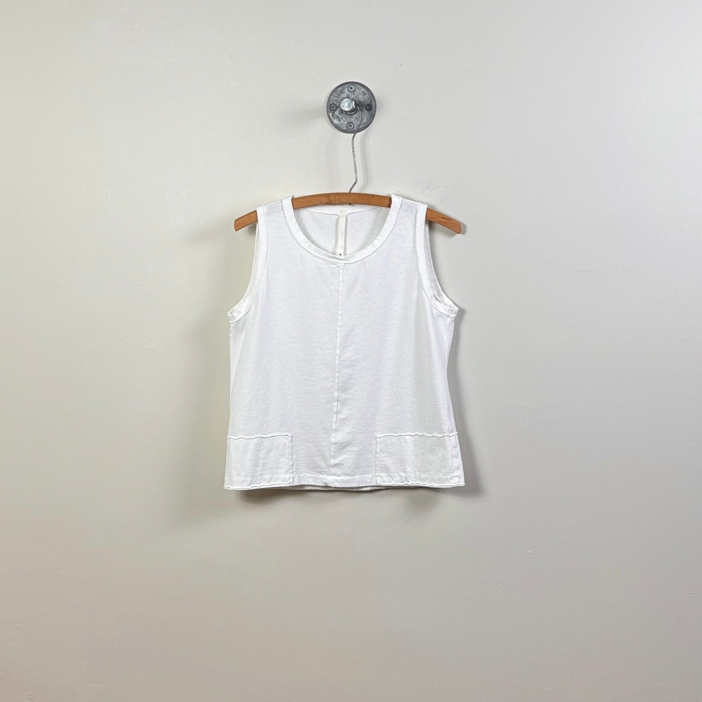 MJW  ~  Sleeveless Top - White