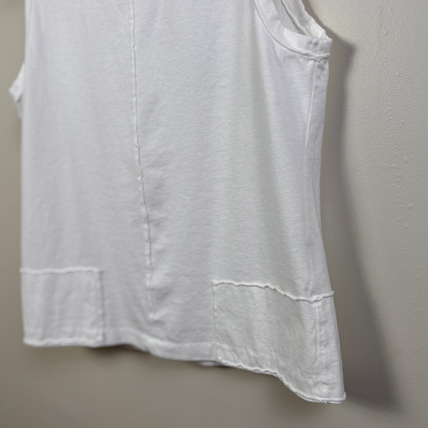 MJW  ~  Sleeveless Top - White