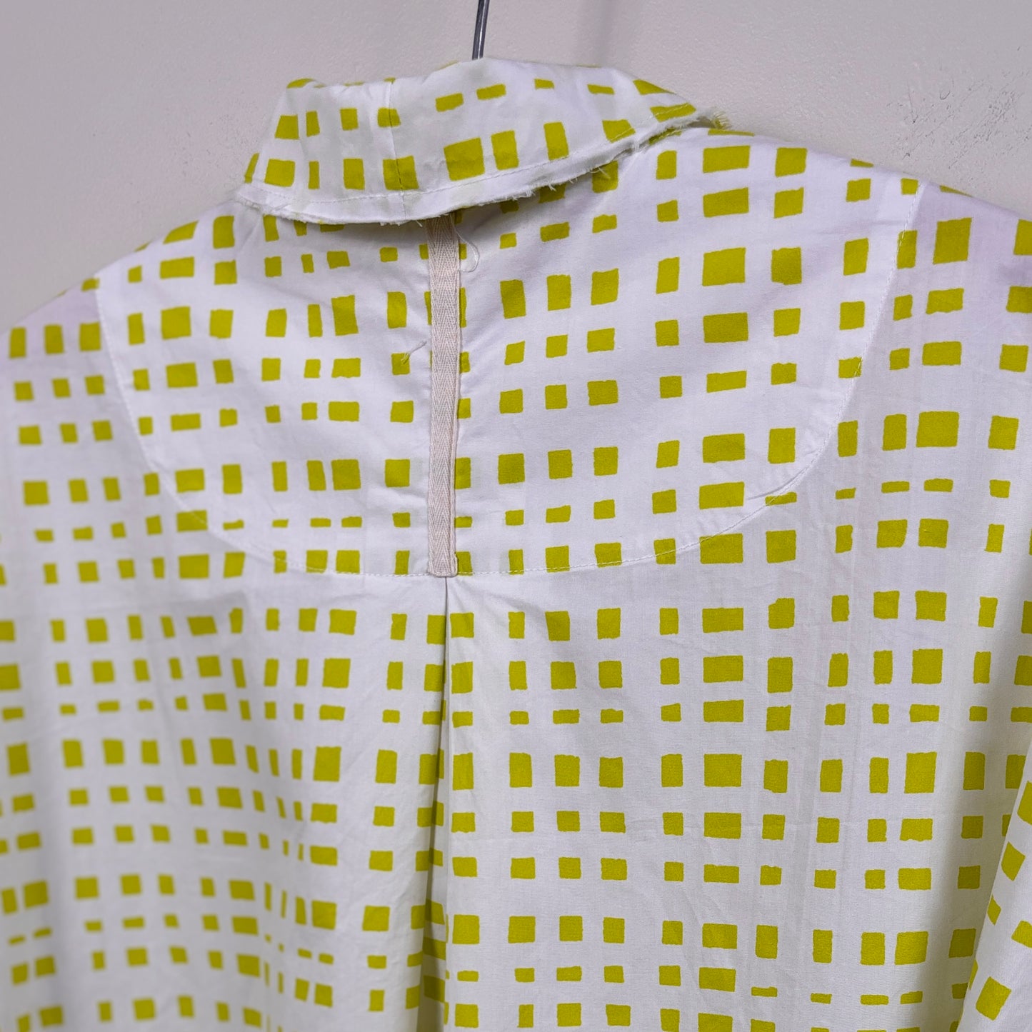 H+ Hannoh Wessel  ~  Shirt Samantha - Lime Check