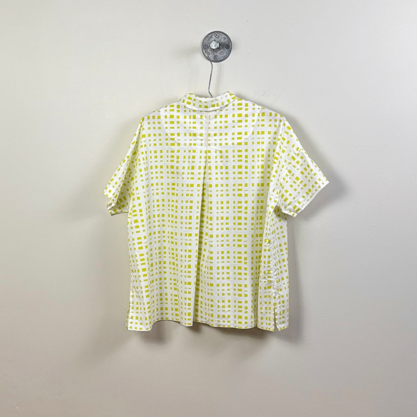 H+ Hannoh Wessel  ~  Shirt Samantha - Lime Check