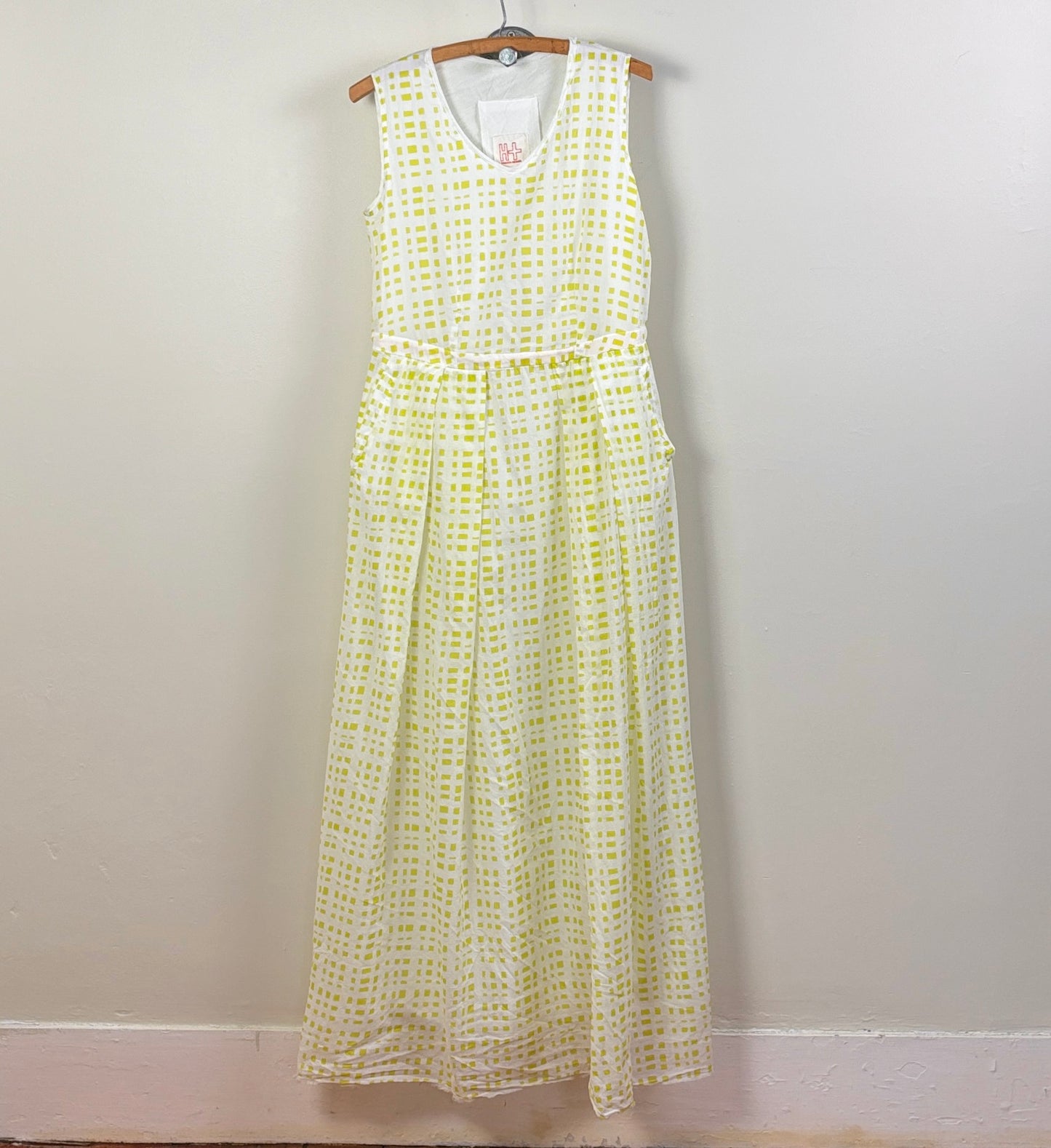 H+ Hannoh Wessel  ~  Dress Diya - Lime Check