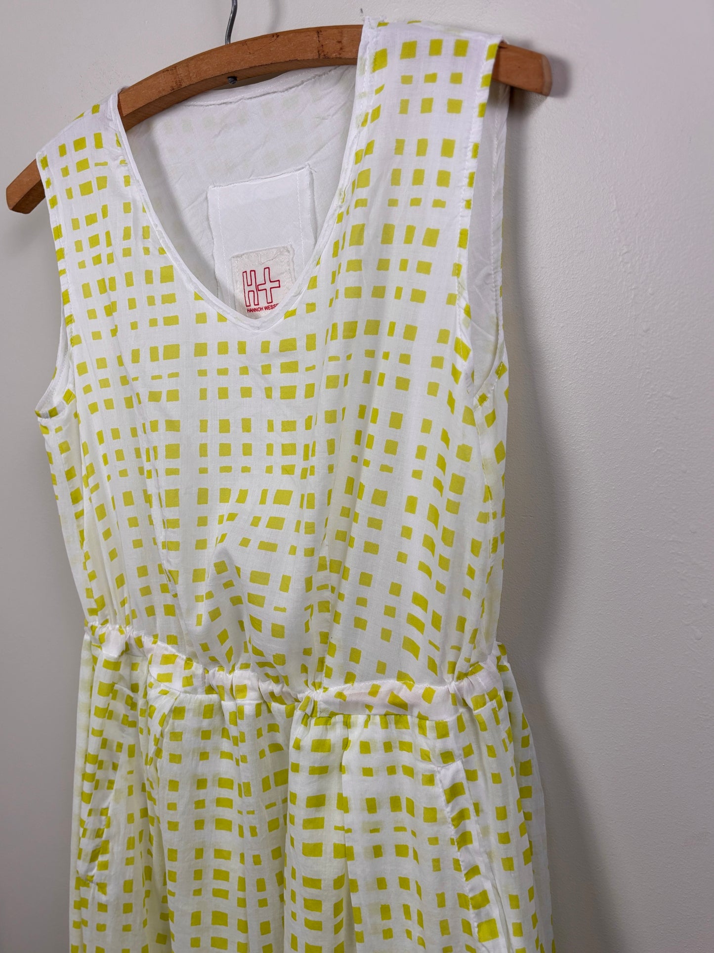 H+ Hannoh Wessel  ~  Dress Diya - Lime Check