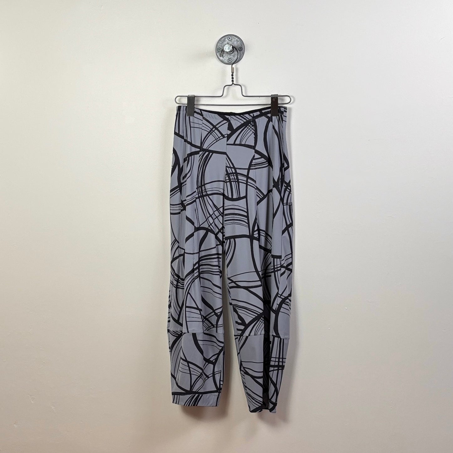 Porto  ~  Buster Pant - Zinc Flamingo Print