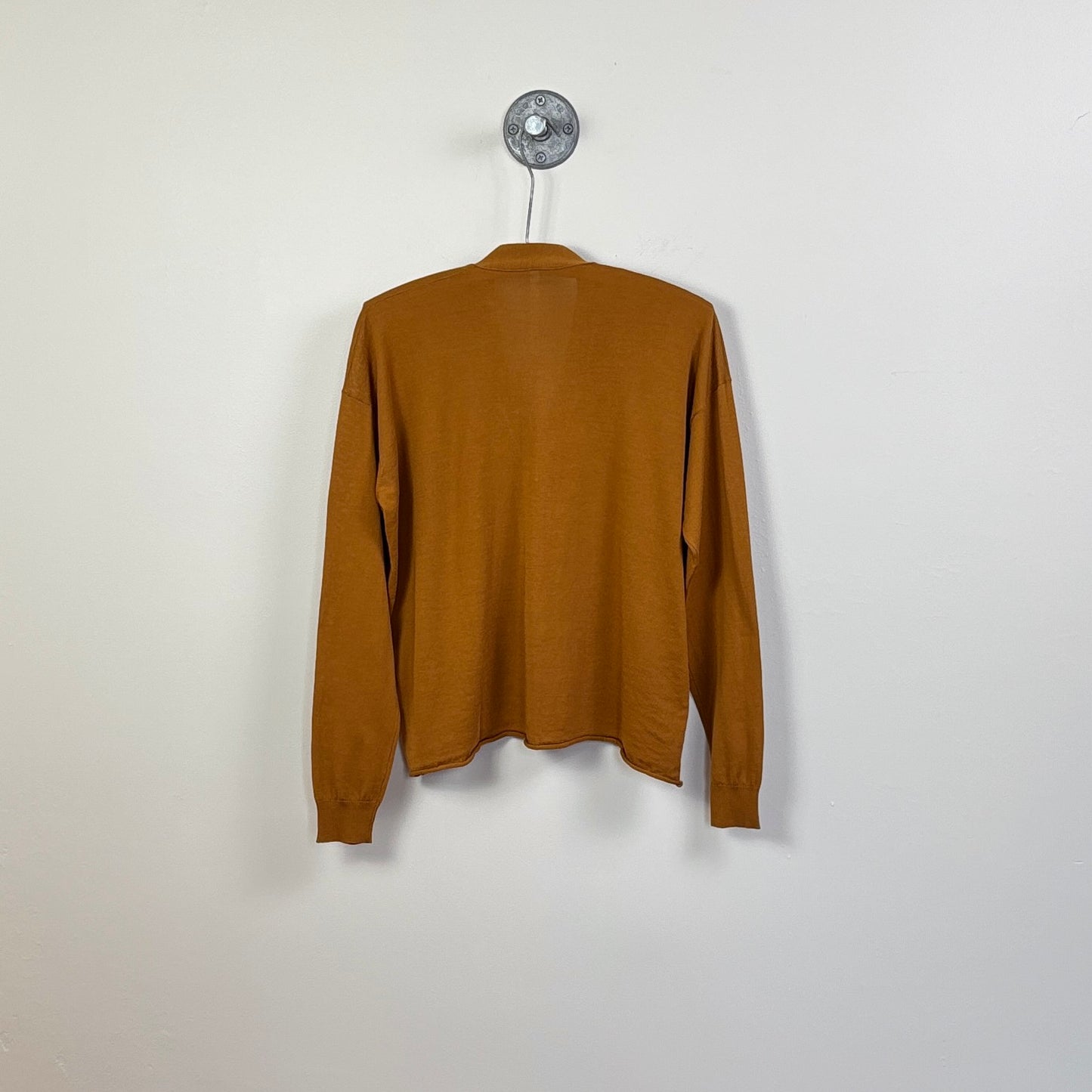 MJW  ~  Cotton Cardigan - Toast