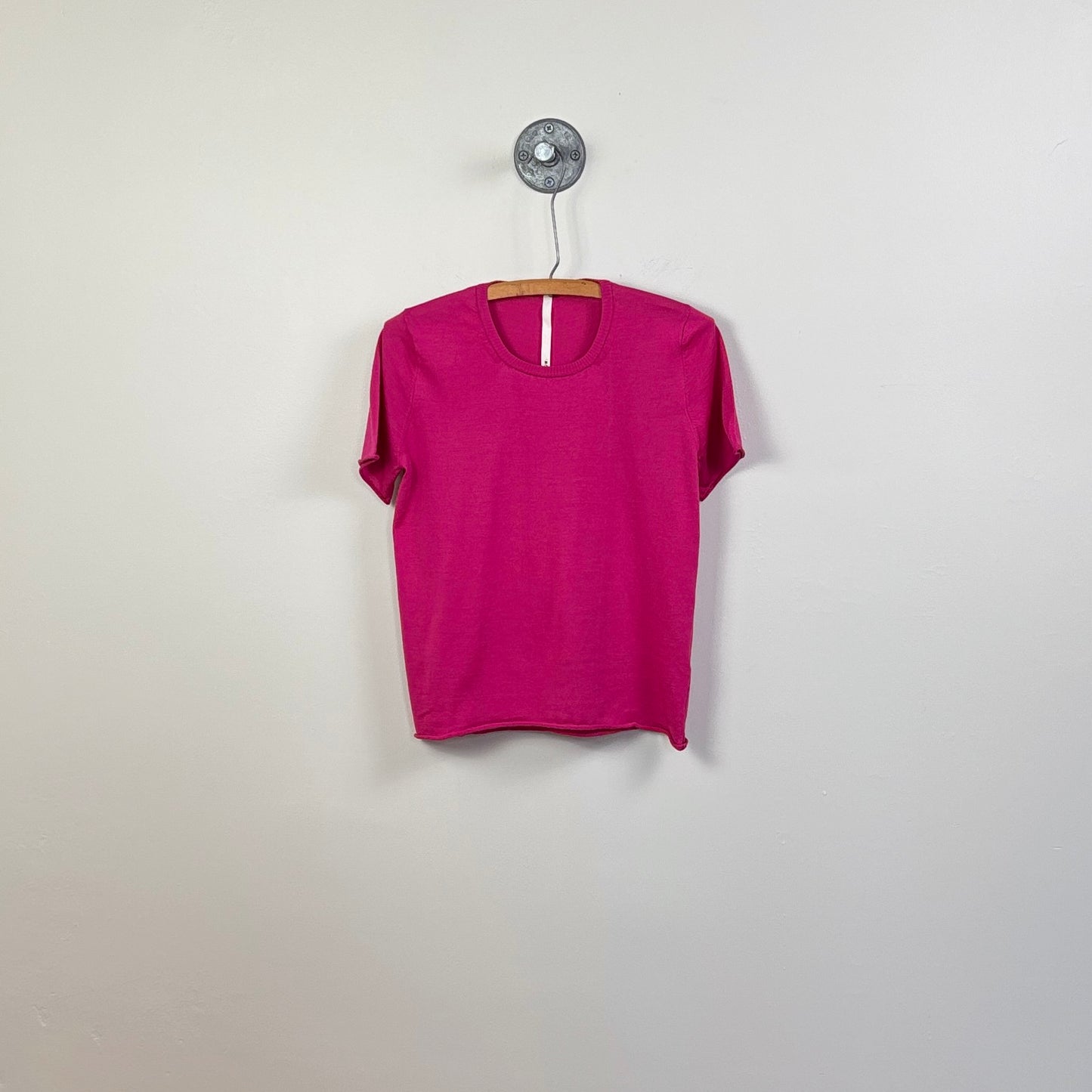 MJW  ~  Short Sleeve Pullover Sweater - Dahlia