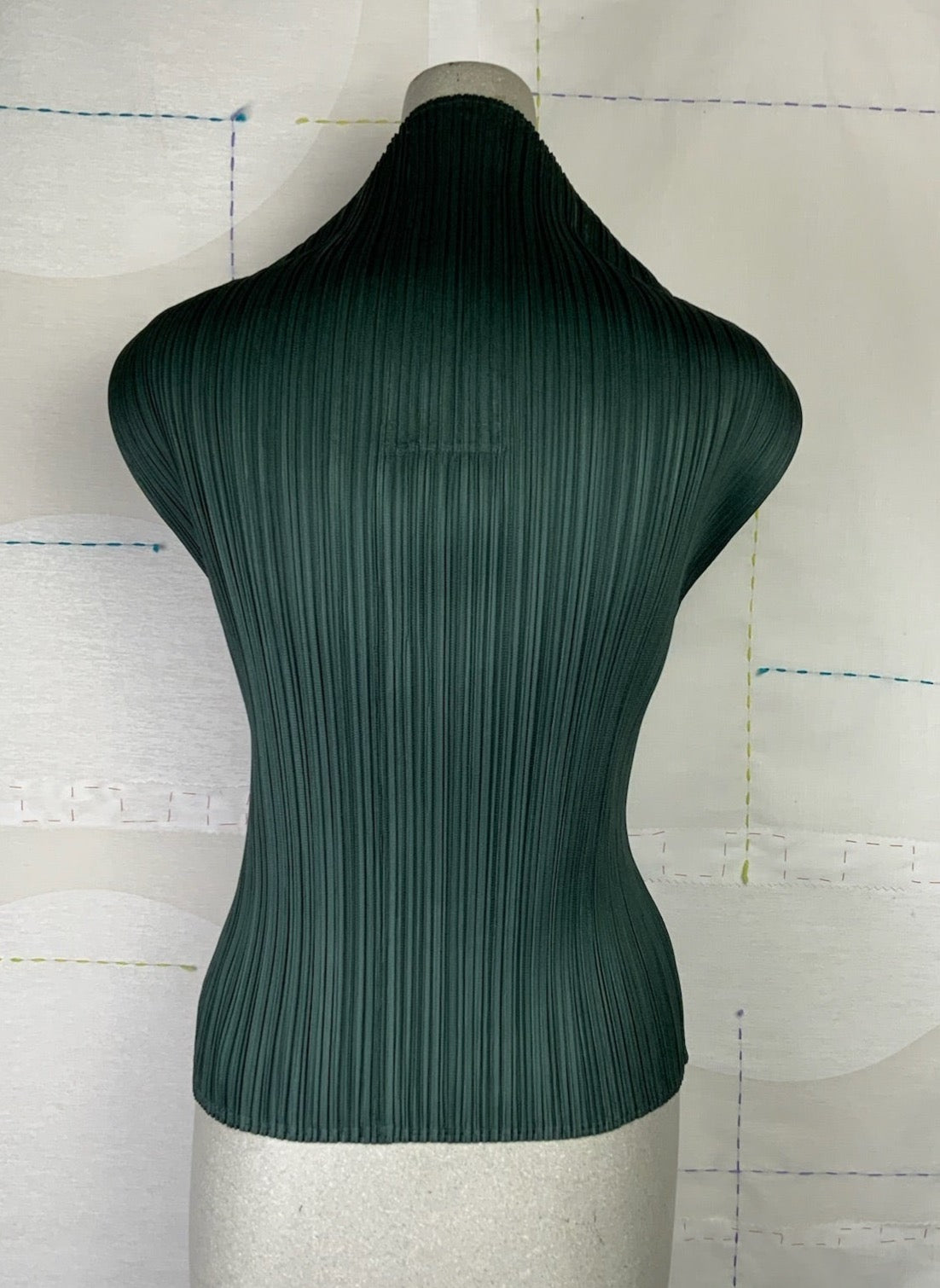 Pleats Please  Monthly Colors July Top ~ Dark Green No 69