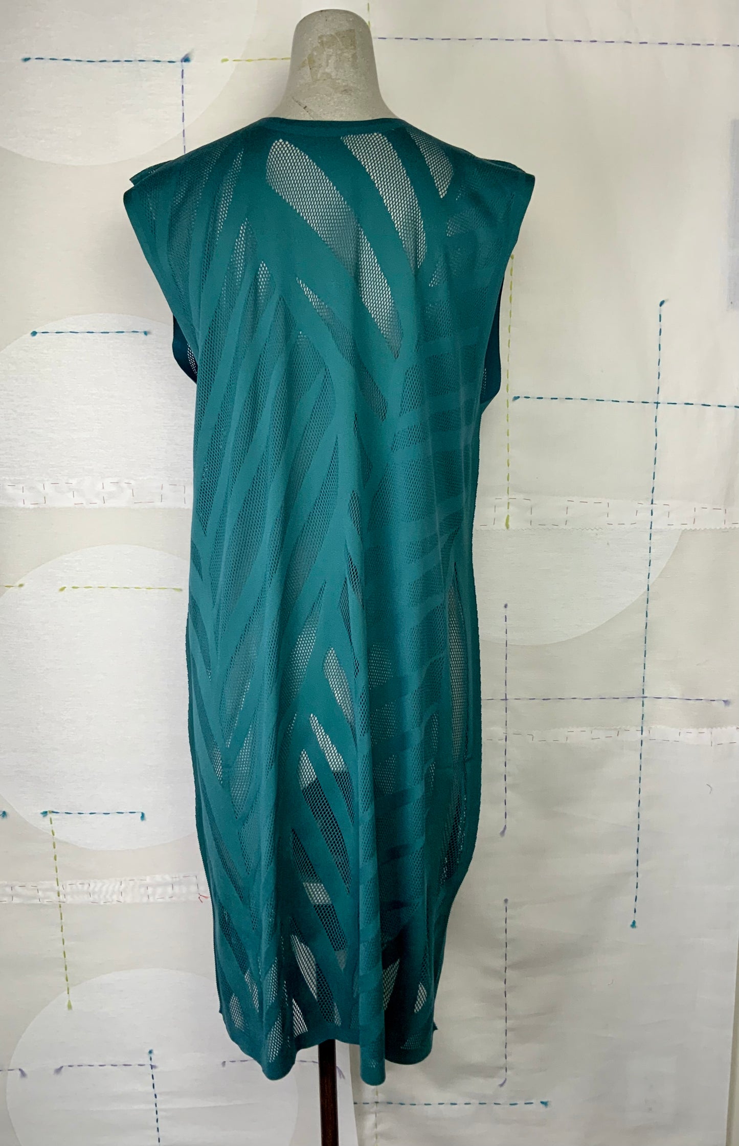 Pleats Please  A-Poc Fern Dress ~ Turquoise Green 66