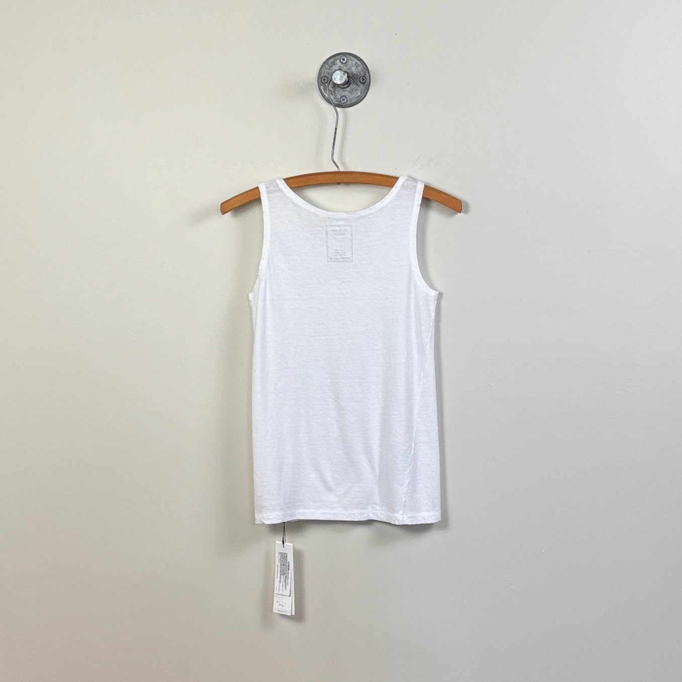 Pas de Calais  ~  Soft Cotton Jersey Tank Top - White