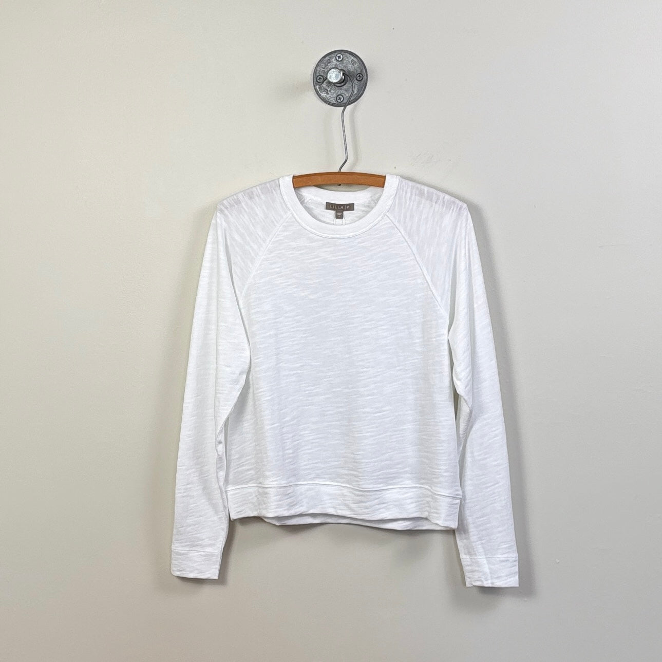 Lilla P. ~  Vintage Sweatshirt Tee - White
