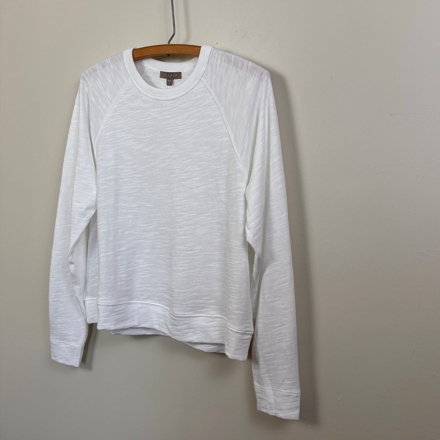 Lilla P. ~  Vintage Sweatshirt Tee - White