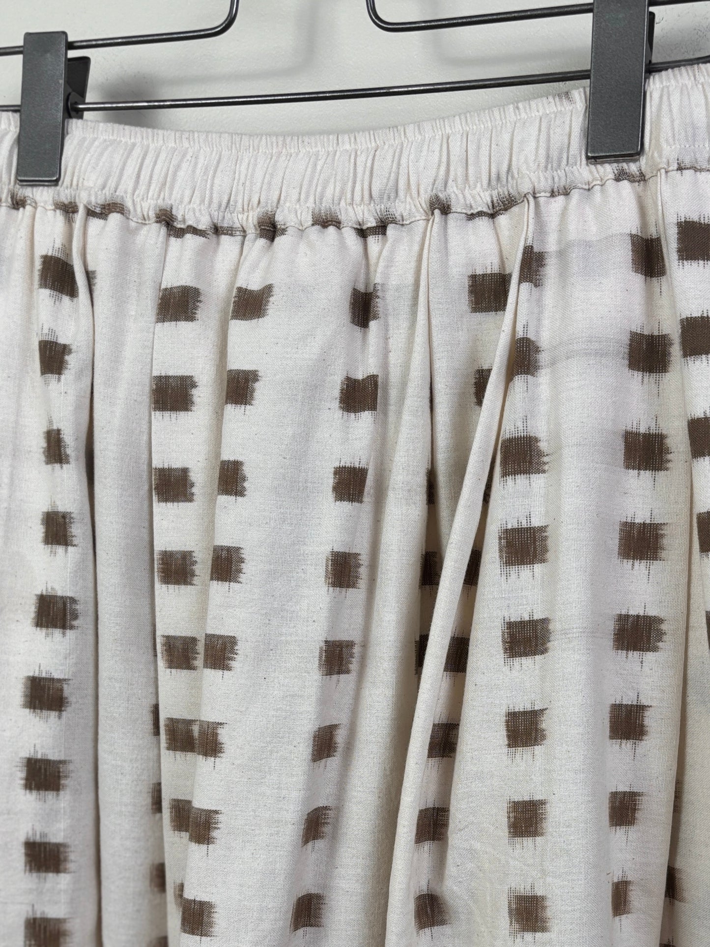 Uqnatu  ~  Belle Skirt - Umber Cube Ikat