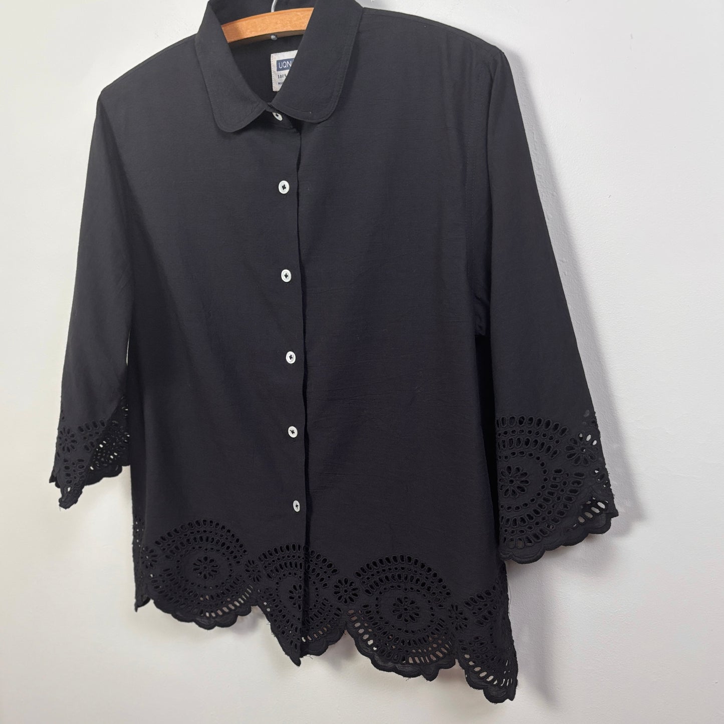 Uqnatu  ~  Camp Shirt - Black