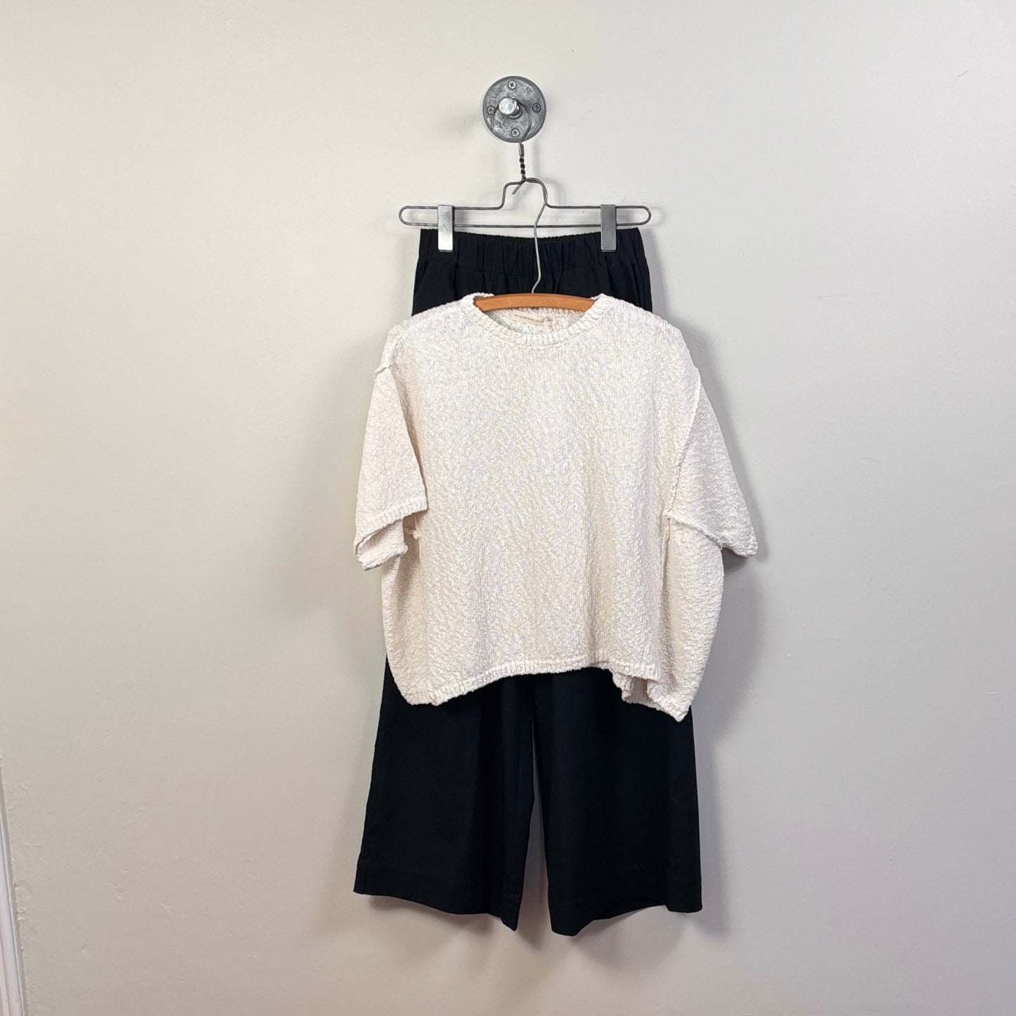 Beaumont Organic  ~  Alessia Knit Top - Off White