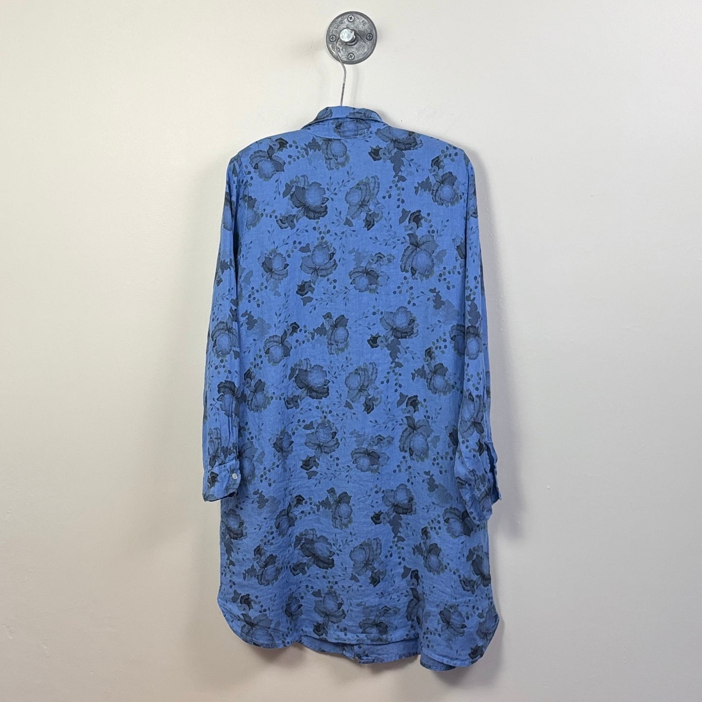Cut Loose  ~  Shirt Dress - Forget Me Not