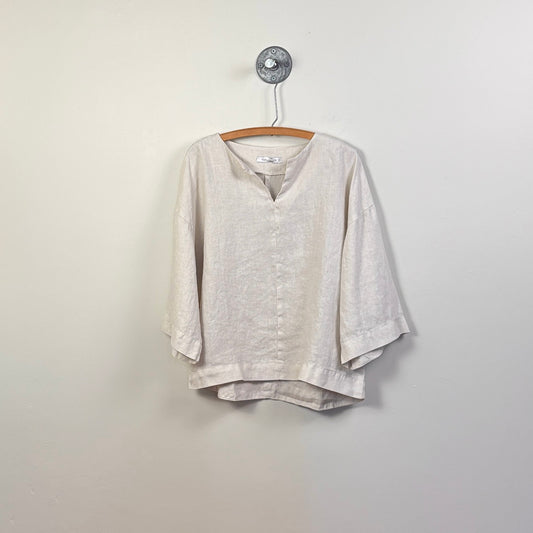 Cut Loose  ~  Split Neck Pullover - Jicama