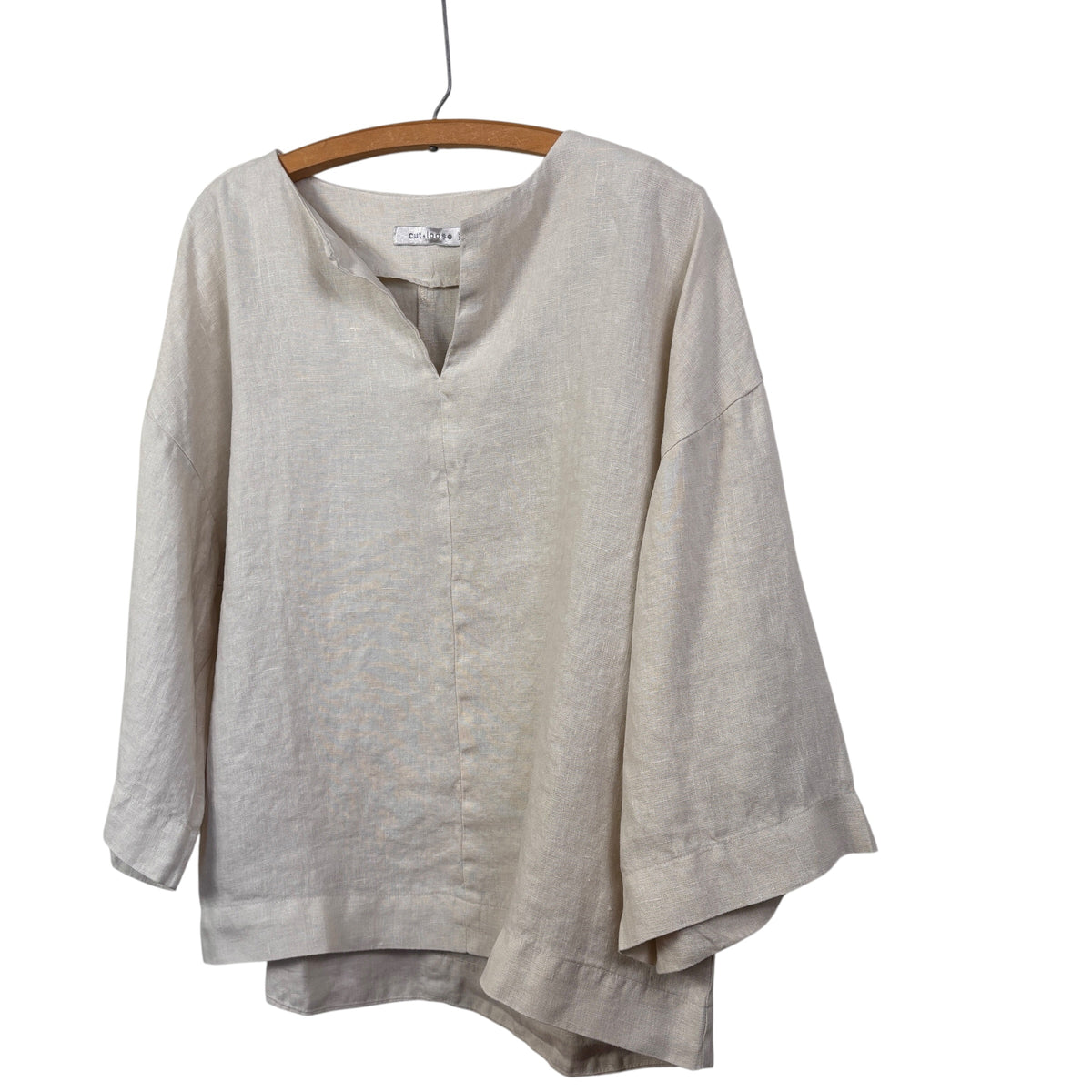 Cut Loose  ~  Split Neck Pullover - Jicama